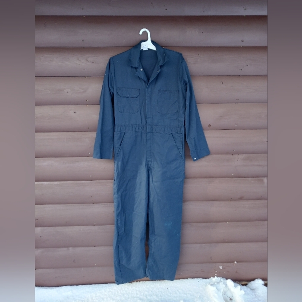 Vtg Big Ben by Wrangler Denim Coveralls Mens Sz 40 USA Made Workwear Jumpsuit